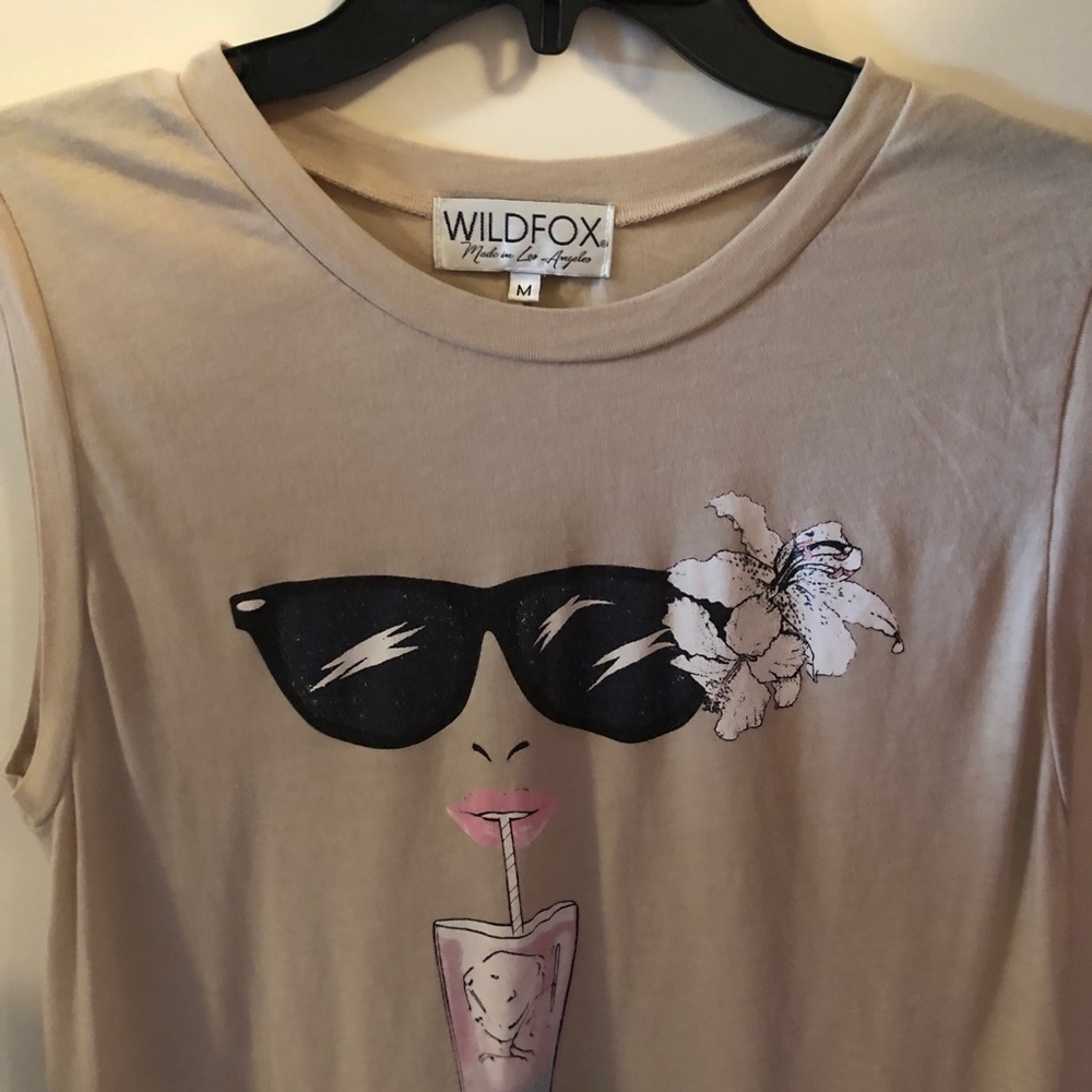 Wildfox Happy Hour🧋 vintage muscle tank - Picture 5 of 8